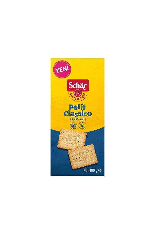 Schar Glutensiz Tereyağlı Bisküvi Petit Classico 100 gr