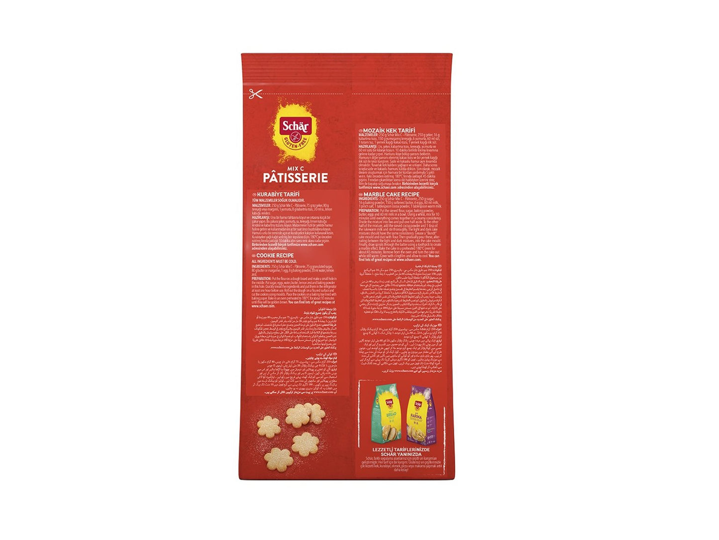 Schar Mix C Patisserie Un – Glutensiz Un – Kurabiye ve Kek Unu – 1KG