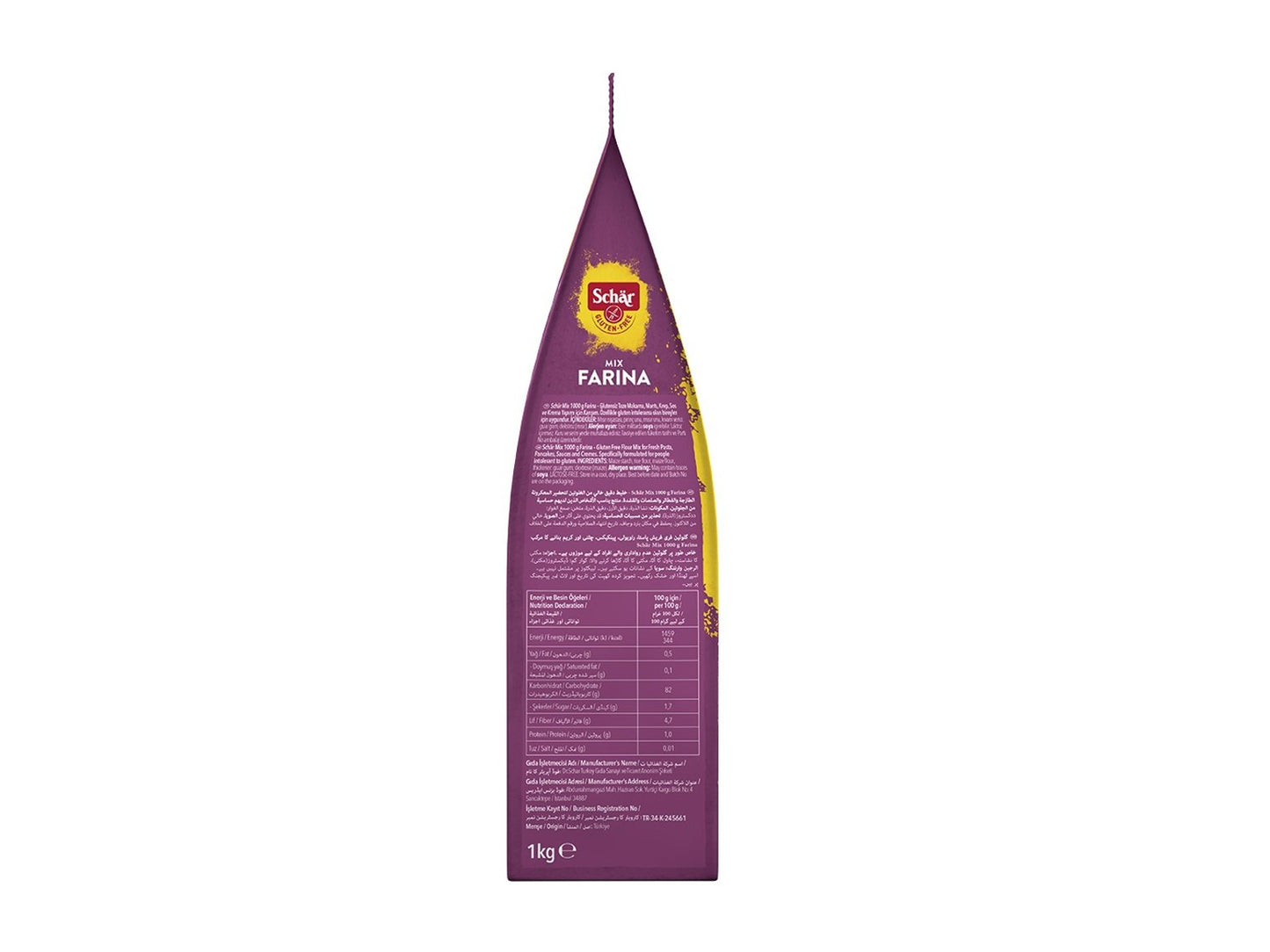 Schar Mix Farina Un – Glutensiz Makarna, Mantı Unu – 1KG