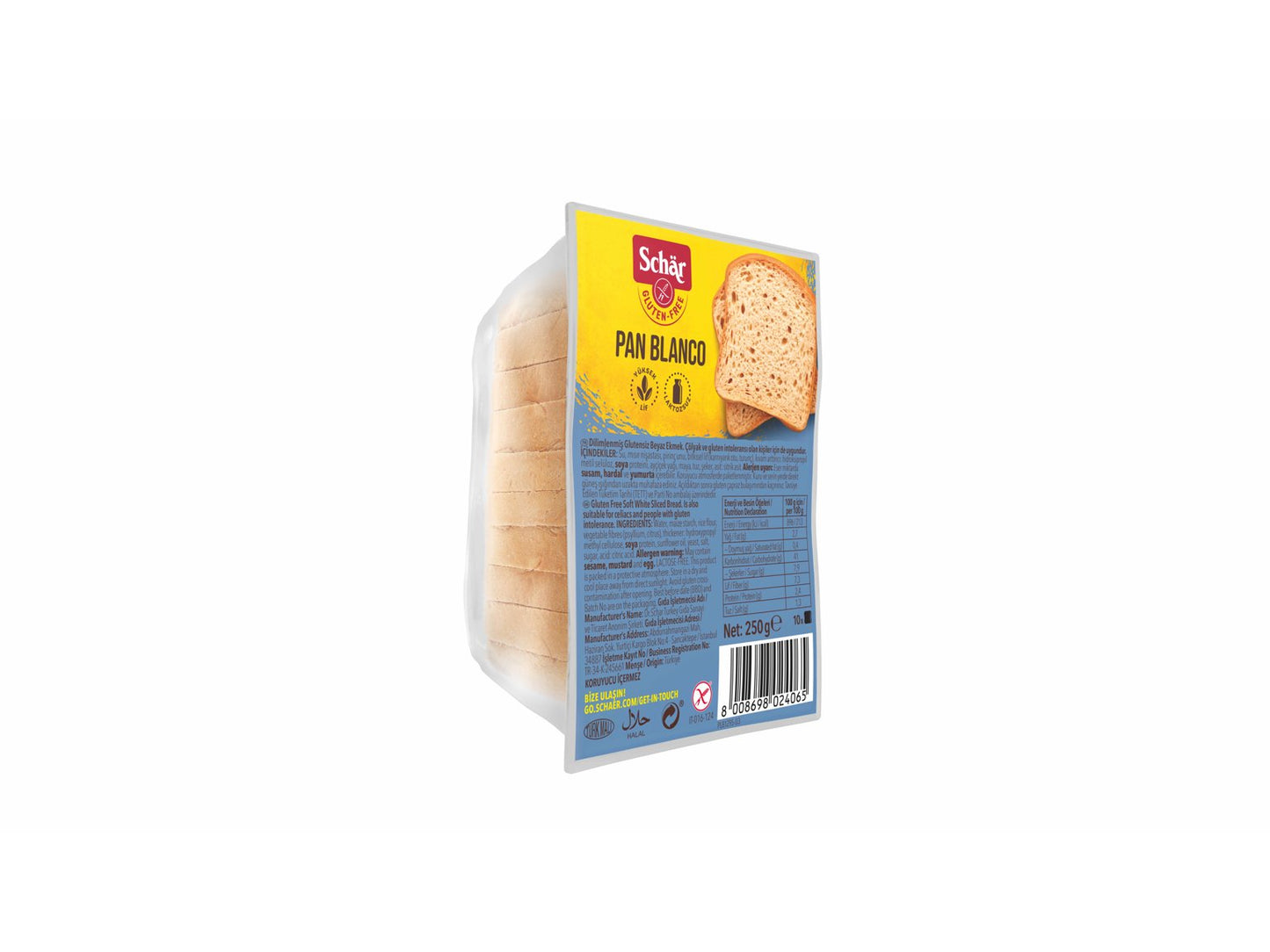 Schar Pan Blanco Ekmek 250g