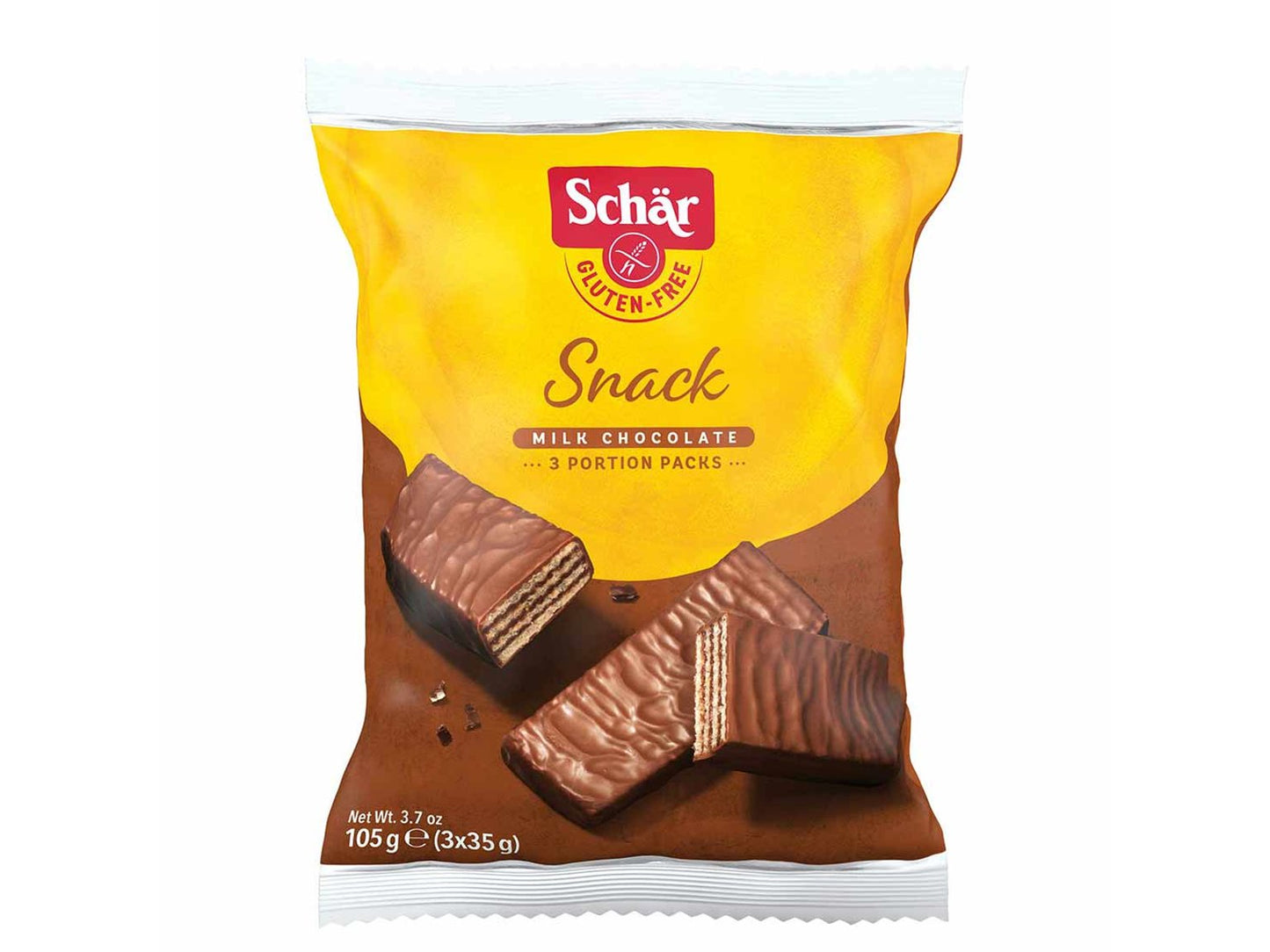 Schar Glutensiz Snack Gofret | Çikolata Kaplı Gofret