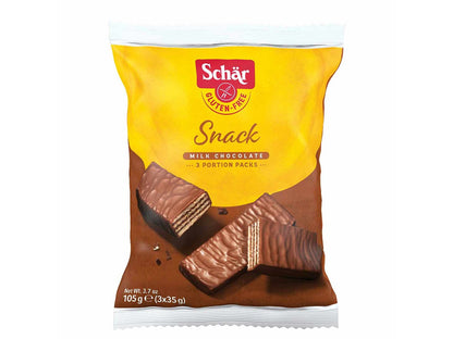 Schar Glutensiz Snack Gofret | Çikolata Kaplı Gofret
